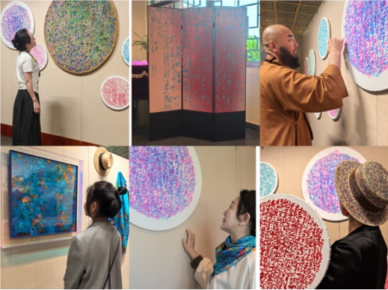 卢一心经书画艺术公益个展五一期间在东华禅寺展出(图2)