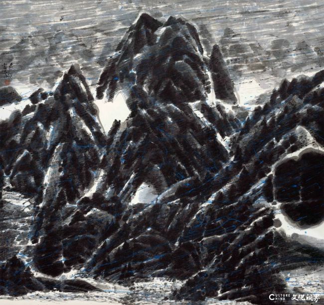 球速体育网站:以“天问”笔意突破传统在墨色代际追问时代——看徐勇民的水墨实验(图2)