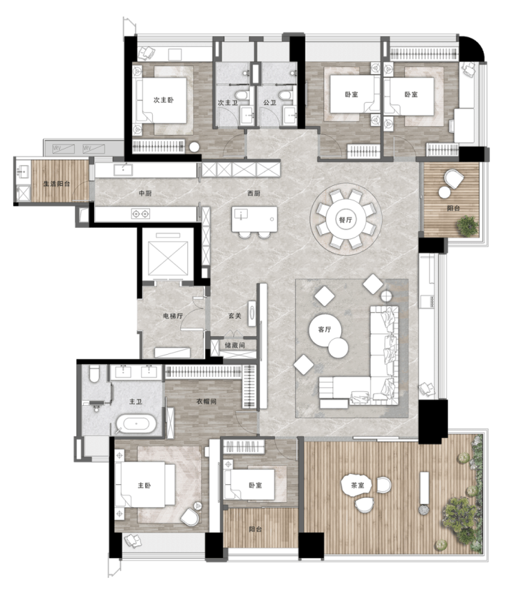 万科销冠盘推新大平层600万元起即可上车200+平方米四代宅