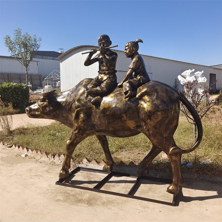 球速体育网站：保定铸铜农耕文化雕塑定制